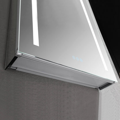 Blossom Pillar – 24 Inches LED Medicine Cabinet - MCL1 2432L