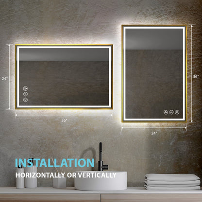 Blossom Stellar 24 Inch LED Mirror - LED M4 2436 MB
