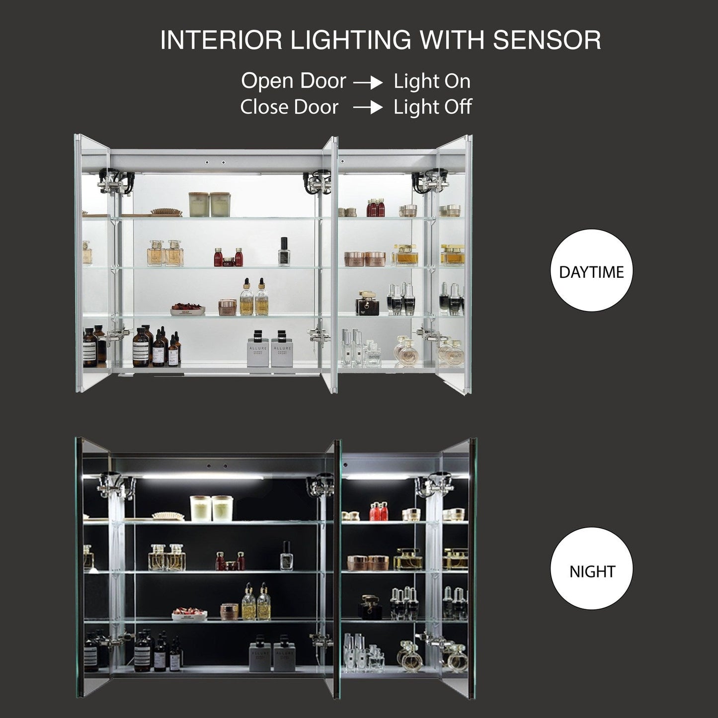 Blossom Vega – 48 Inches LED Medicine Cabinet - MCL4 4832