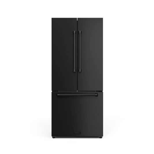 Thor Kitchen 30 Inch 17.5 cu ft French Door Counter Depth Refrigerator with Ice Maker | Gordon Ramsay Series - RF3017FFD00