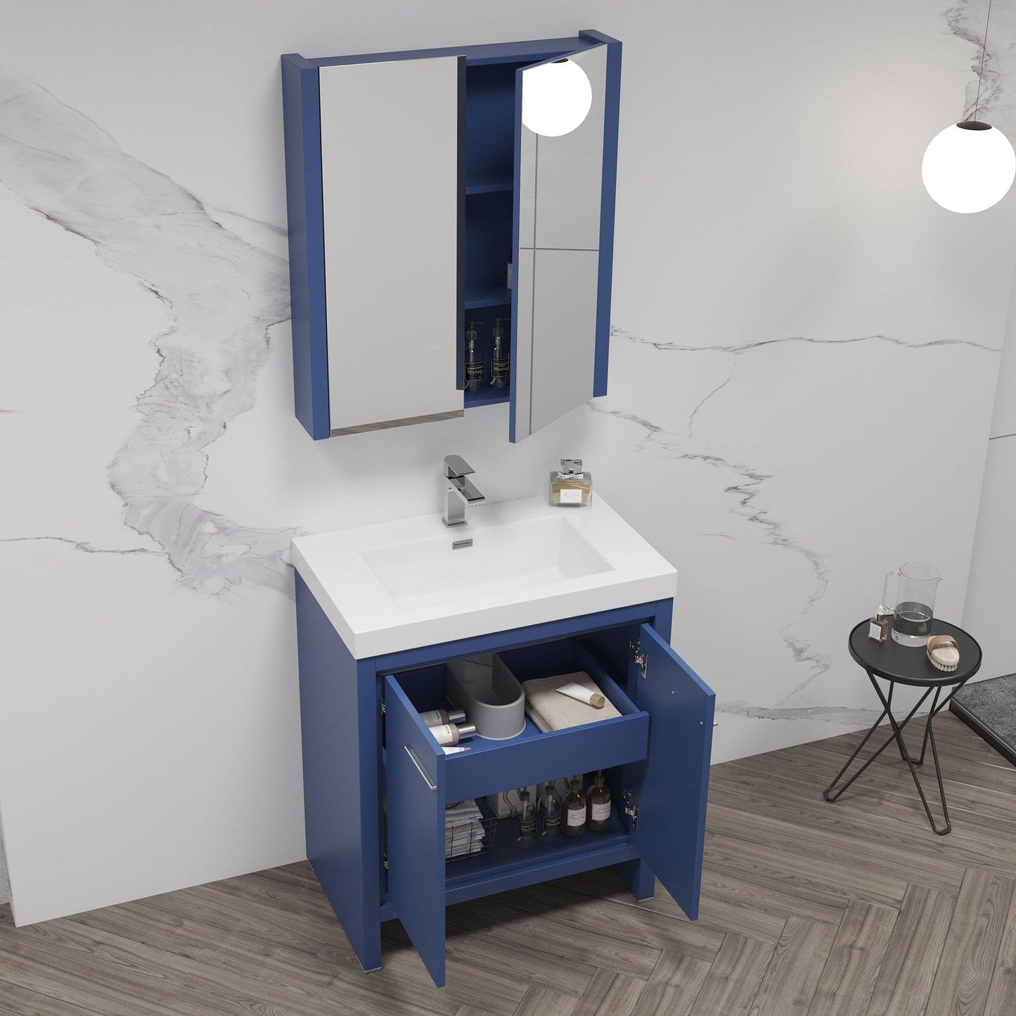 Blossom Milan 30 Inch Bathroom Vanity - V8014 30 01