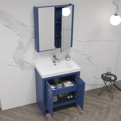 Blossom Milan 30 Inch Bathroom Vanity - V8014 30 01