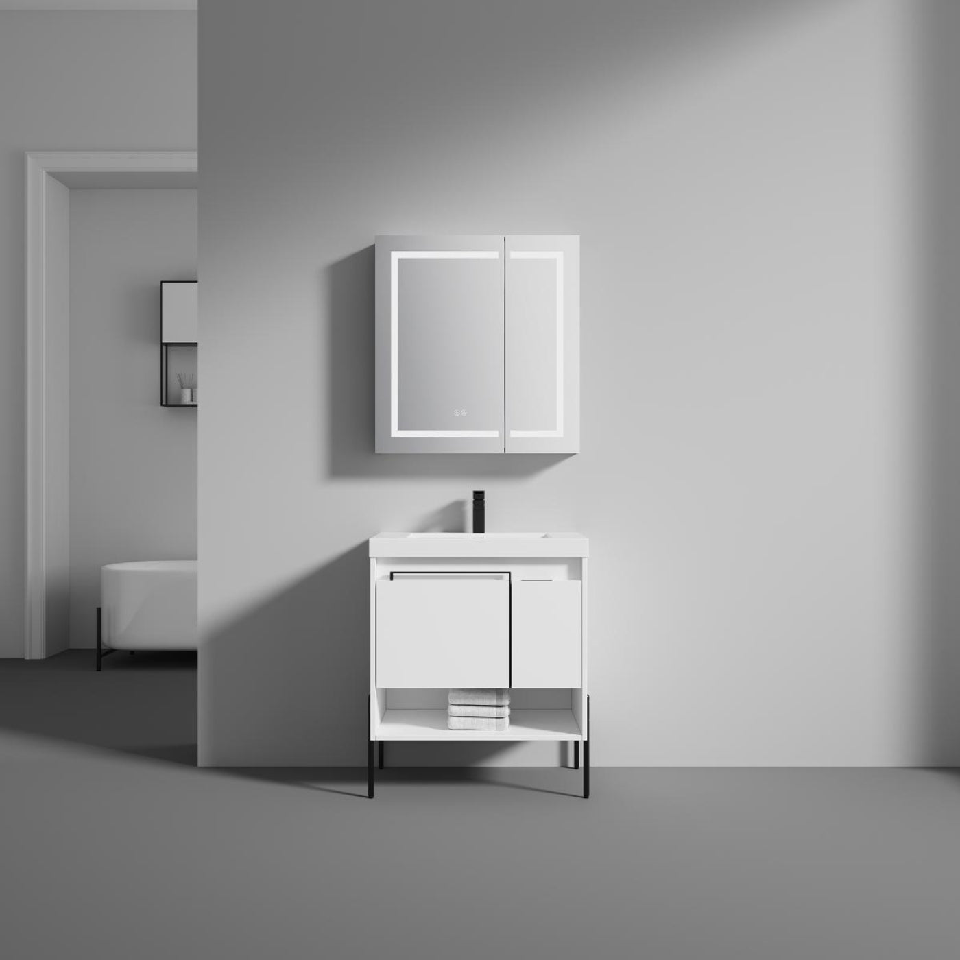 Blossom Turin 30″ Bathroom Vanity - V8031 30 01