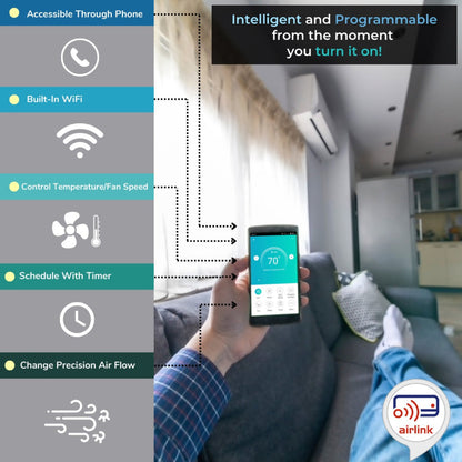 Pioneer Diamante Ultra 12,000 BTU 22 SEER2 Ductless Mini-Split Inverter++ Energy-Star Wi-Fi Air Conditioner Heat Pump Full Set 115V with 16 Ft. Kit - WYT012ALFI22RL