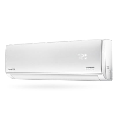 Pioneer Diamante Pro 9,000 BTU 20 SEER2 230V High-Wall Ductless Energy-Star Mini-Split Air Conditioner Inverter Heat Pump with 16 Ft. Kit - WYT009GLSI20RL